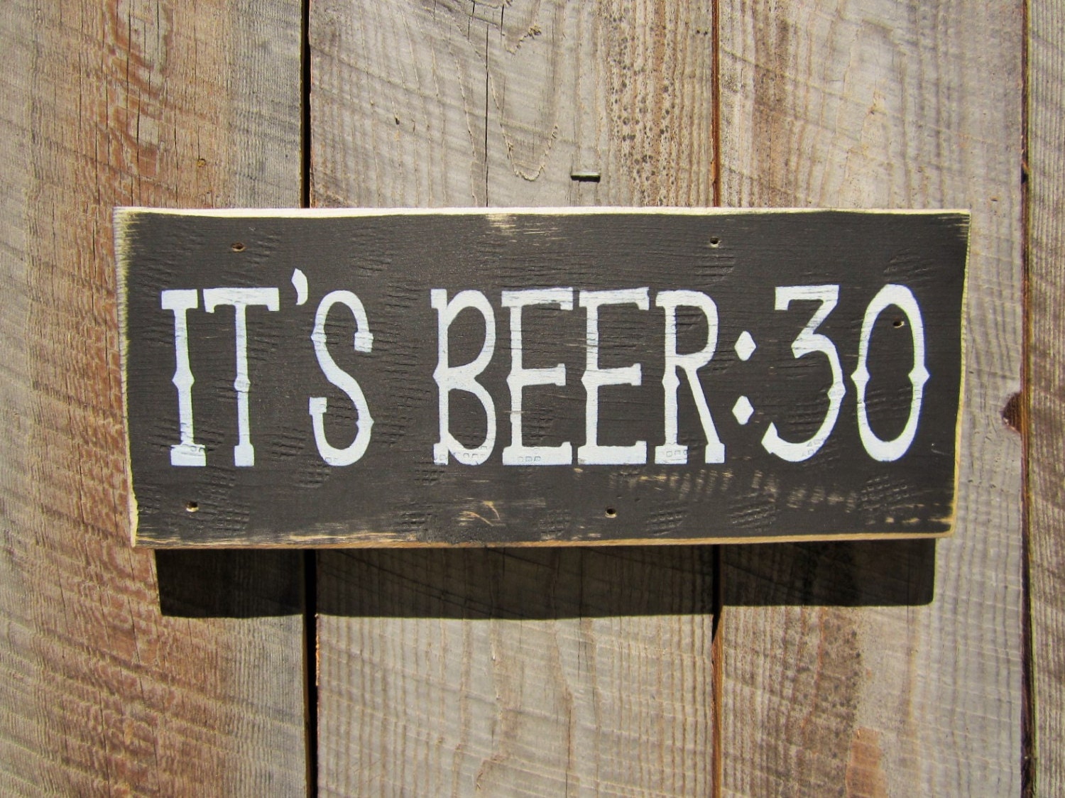 Beer Sign It's Beer 30 Sign Beer 30 Man Cave Bar Sign Etsy