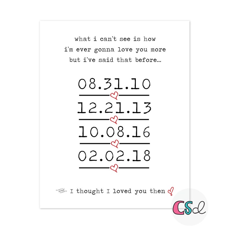 I thought I loved you then. My Best Friend or your lyrics special dates with lyrics tell your story : image 1