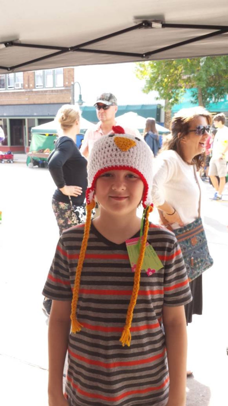 Chicken hat/Barnyard animal/chicken costume/cluck hat/takehome Etsy