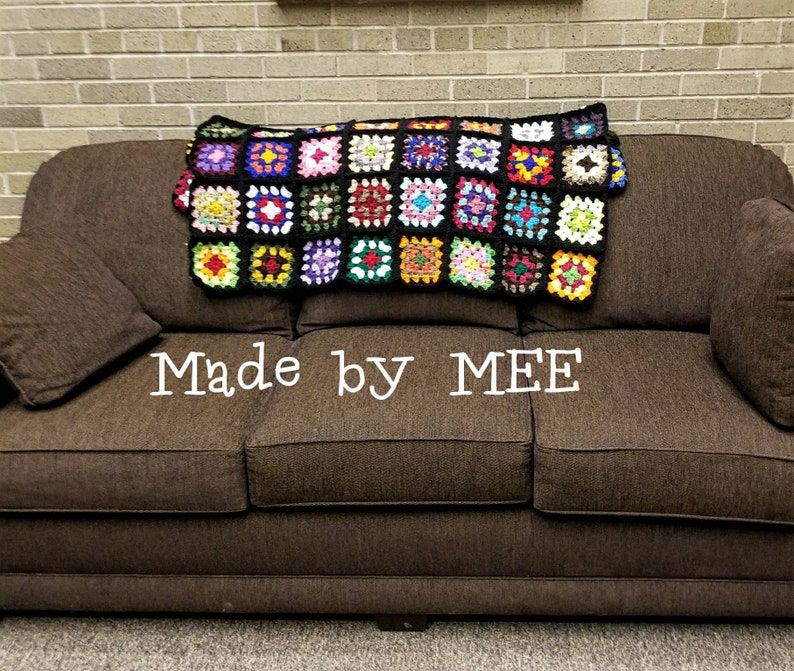 Roseanne Blanket Roseanne Afghan Roseanne Granny Square | Etsy