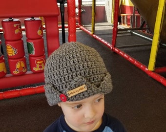 Jughead beanie/Hand Made Crochet Riverdale Jughead Beanie/Jughead hat/Jughead Jones/Riverdale Hat/gray hat/crochet crown/Riverdale Beanie