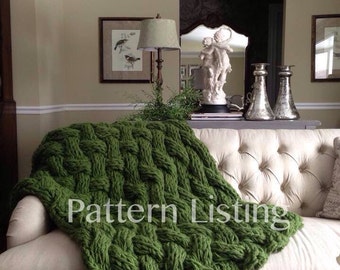 Bird's Nest Blanket Pattern