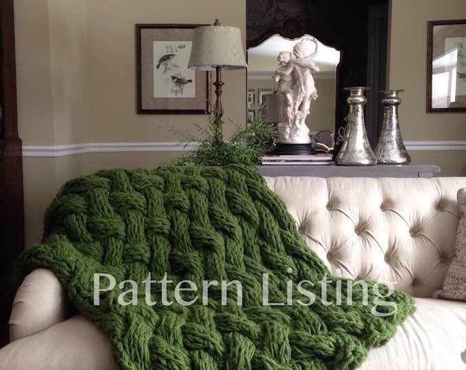 Bird's Nest Blanket Pattern Etsy