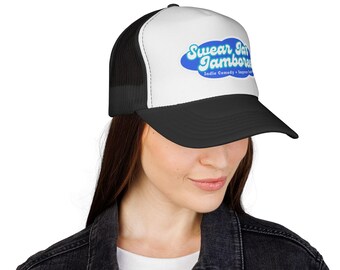 Gorra de camionero, gorra del festival de comedia Swear Jar Jamboree, regalo de improvisación