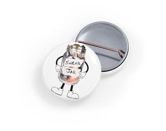 Pin con forma de tarro de palabrotas, insignia del personaje Jarnold, regalo divertido de comedia de improvisación
