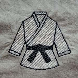 Martial Arts Uniform Embroidery Design | Karate Taekwondo Gi Patch Design | Martial Arts Machine Embroidery File | PES DST JEF | 4x4 3x3 2x2