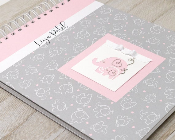 Baby Memory Book (5 Center Designs) Hardcover Personalized First