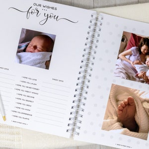 Pregnancy Journal & Memory Book for Expectant Moms - Hardcover Personalized Keepsake - Woodland Animals - New Mom Gift - Woodsy Friends image 10