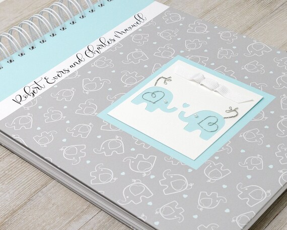 twin baby memory book