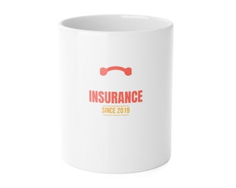 Funny Pharmacist Mug | On Hold With Insurance Since 2019 | Pharmacy Tech Mug | Pharmacist Gift | Pharmacy Graduation Gift | Coworker Mug