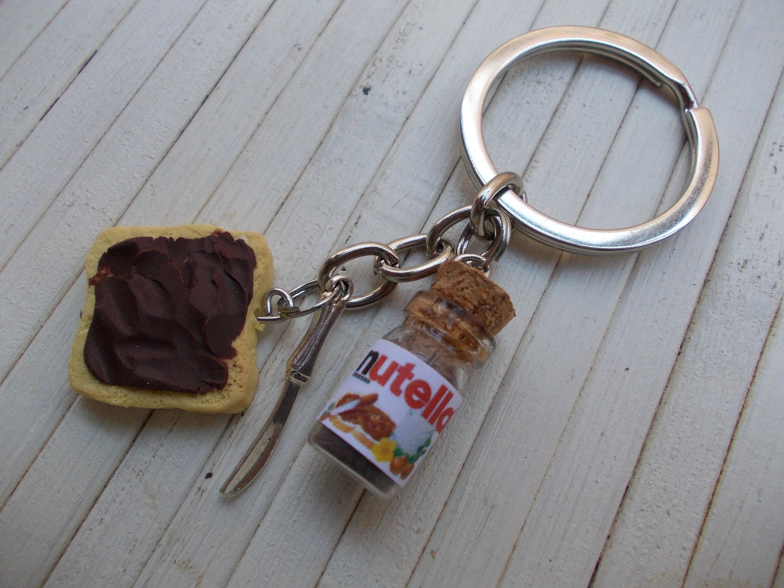 Nice keychain nutella Etsy