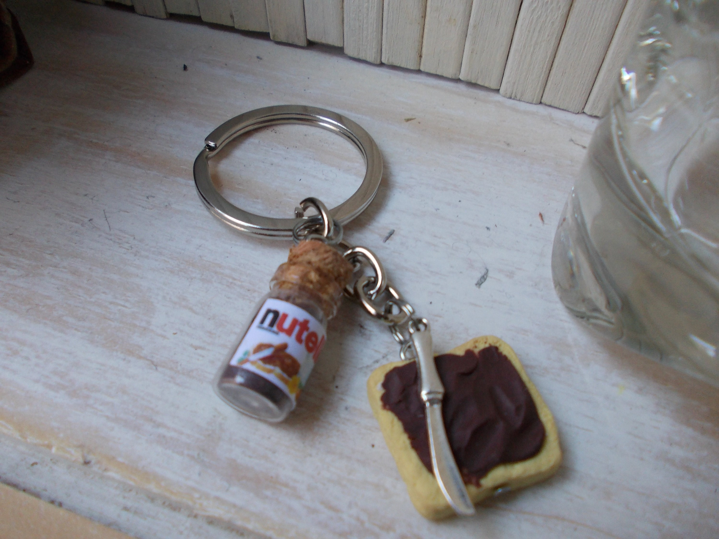 Nice keychain nutella Etsy