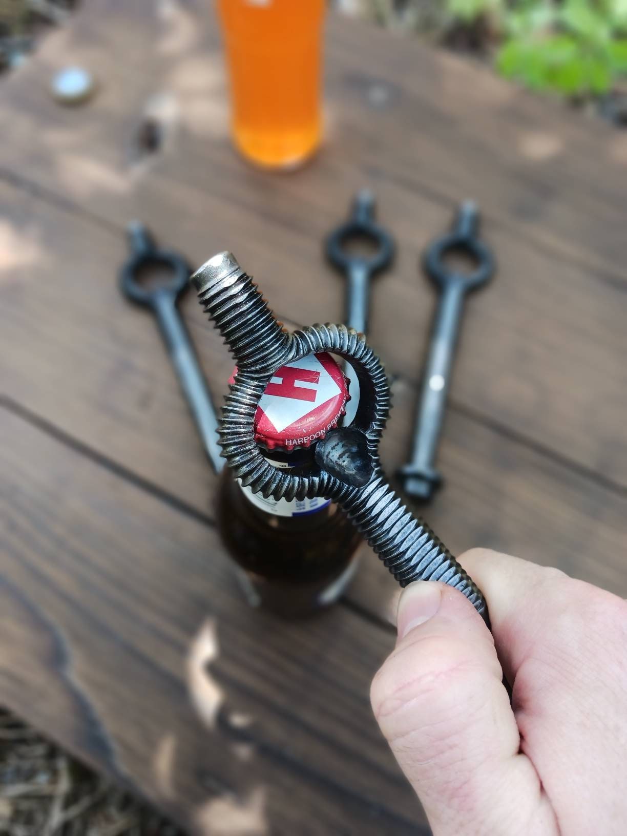 鍛冶屋が作ったディーゼルエンジンボルト栓抜き - Etsy 日本
