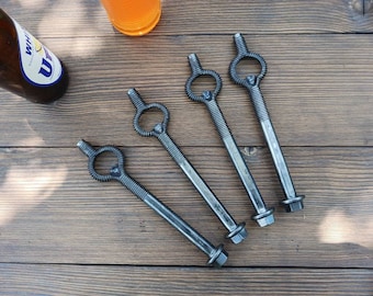 Diesel Engine Bolt Bottle Opener made by blacksmith