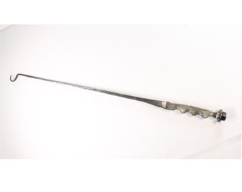 Steak Turner made from a diesel engine bolt personalized with names. The ultimate grilling gift