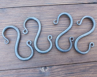 S hooks, set of 4 hooks