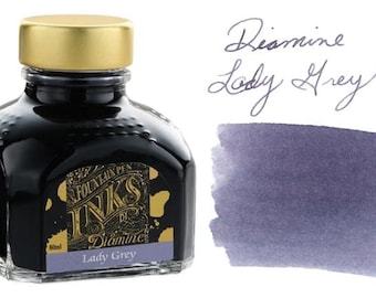 Échantillon d'encre Diamine - Lady Grey 4 ml