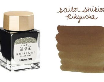 Échantillon d'encre Sailor - Shikiori Rikyucha 4ml