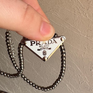 Prada triangle pendant necklace - Etsy 日本