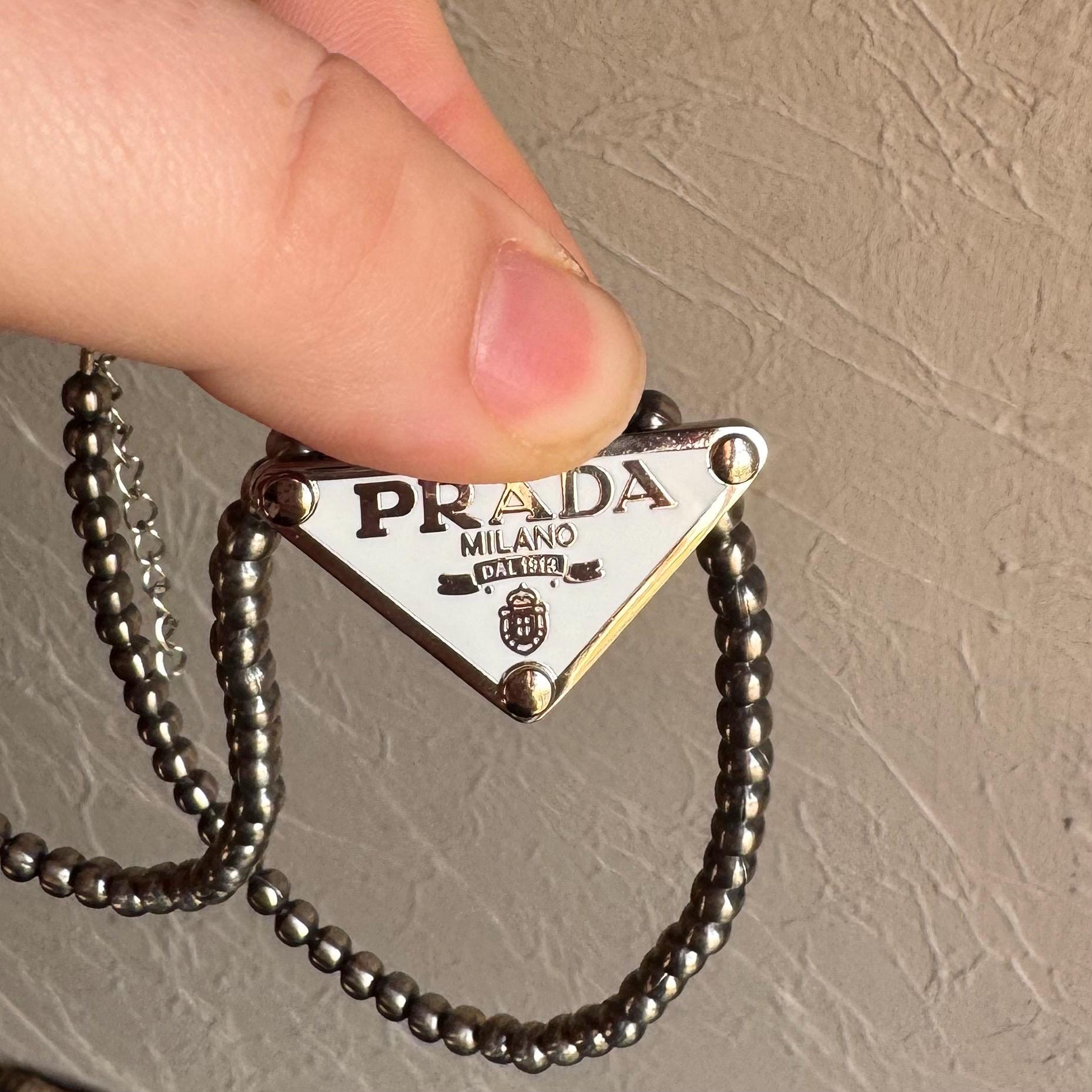Prada necklace triangle - Etsy 日本