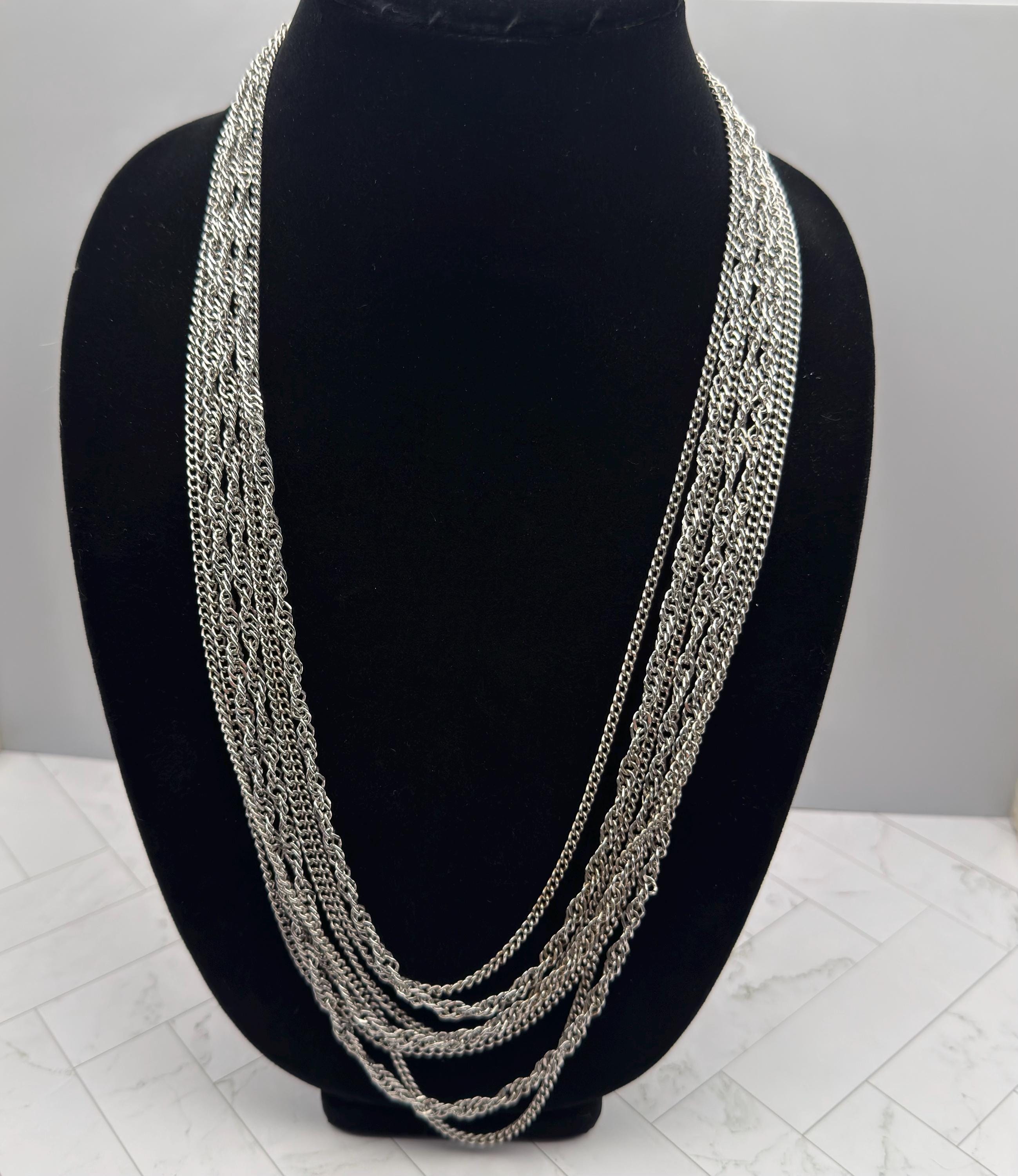 Vintage Multi Strand Trifari Necklace - Etsy