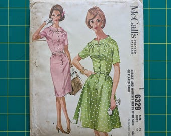 6329 McCall's Vintage Dress Sewing Pattern - UNCUT