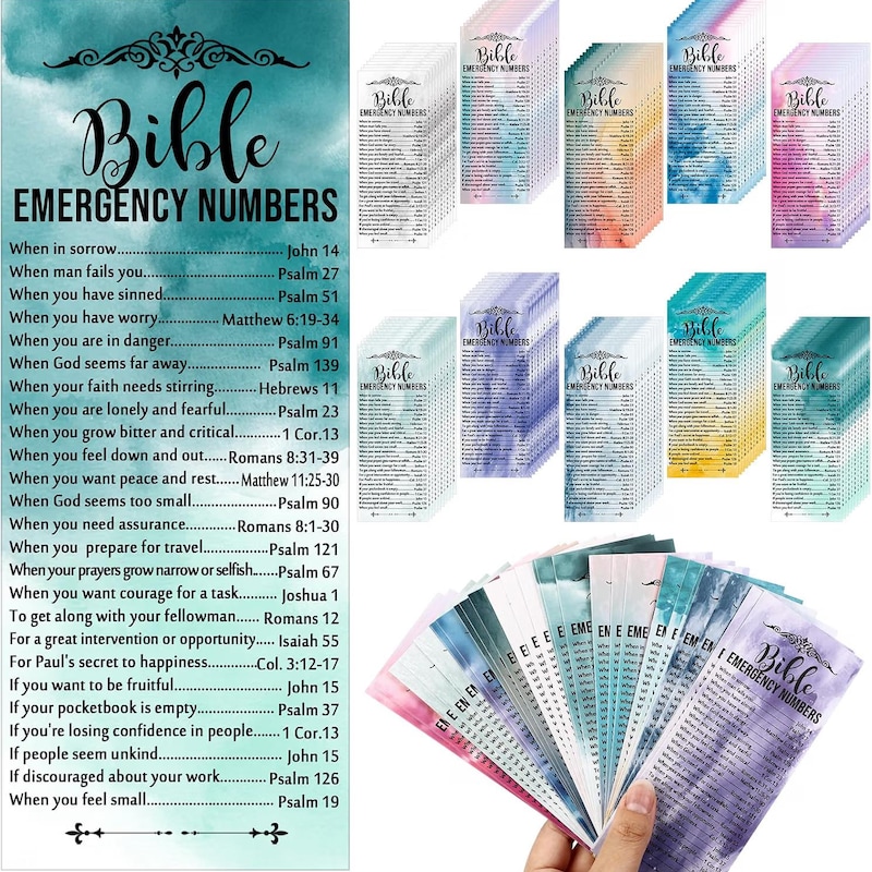 Bible Emergency Cards - Etsy