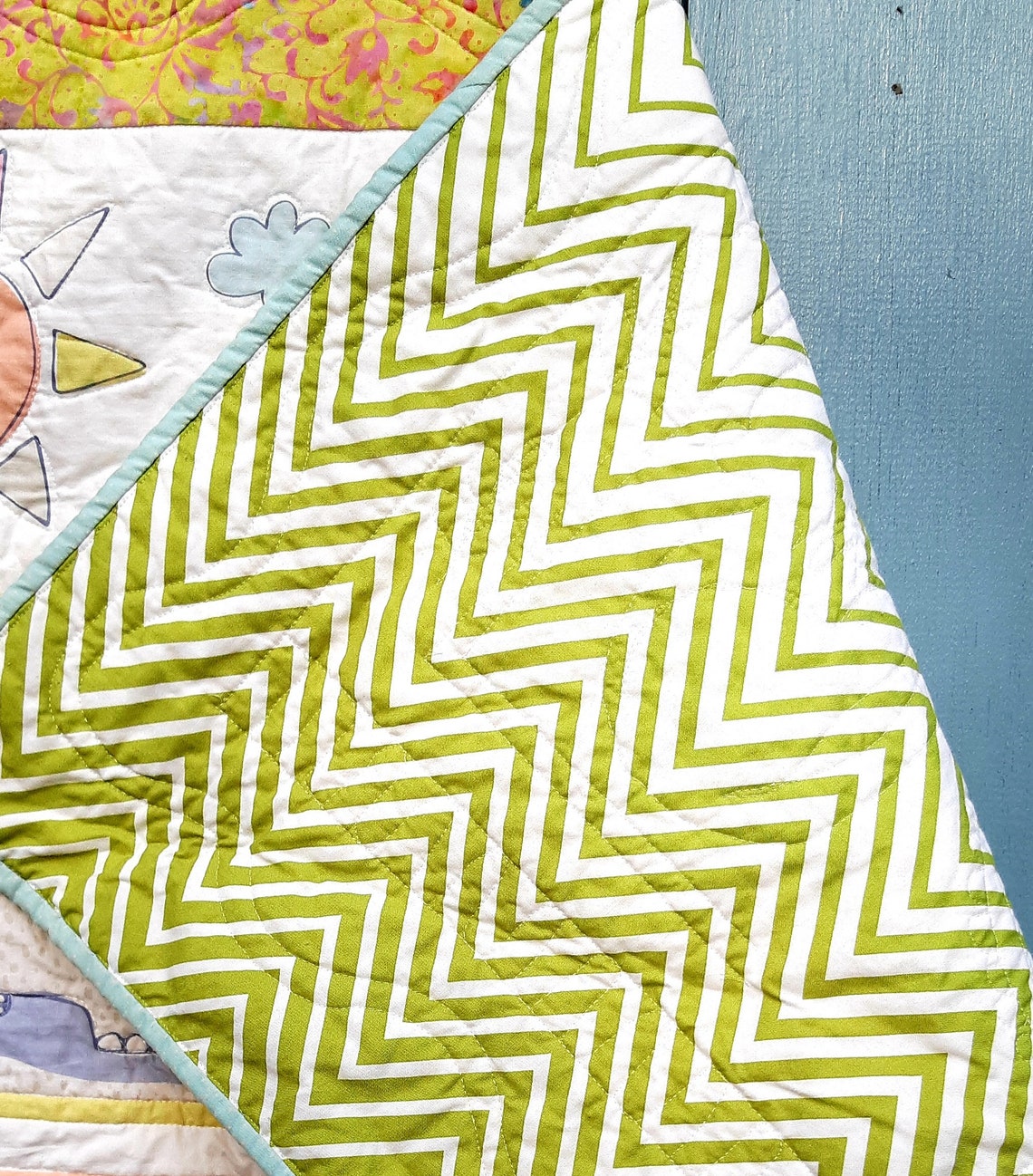 Jungle Animals Baby Quilt, Modern Baby Quilt, Safari, Zoo - Etsy