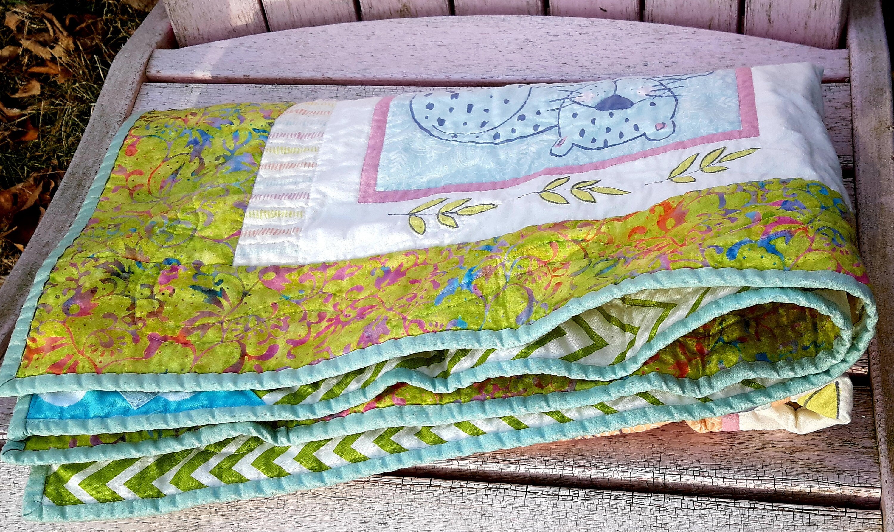 Jungle Animals Baby Quilt, Modern Baby Quilt, Safari, Zoo - Etsy