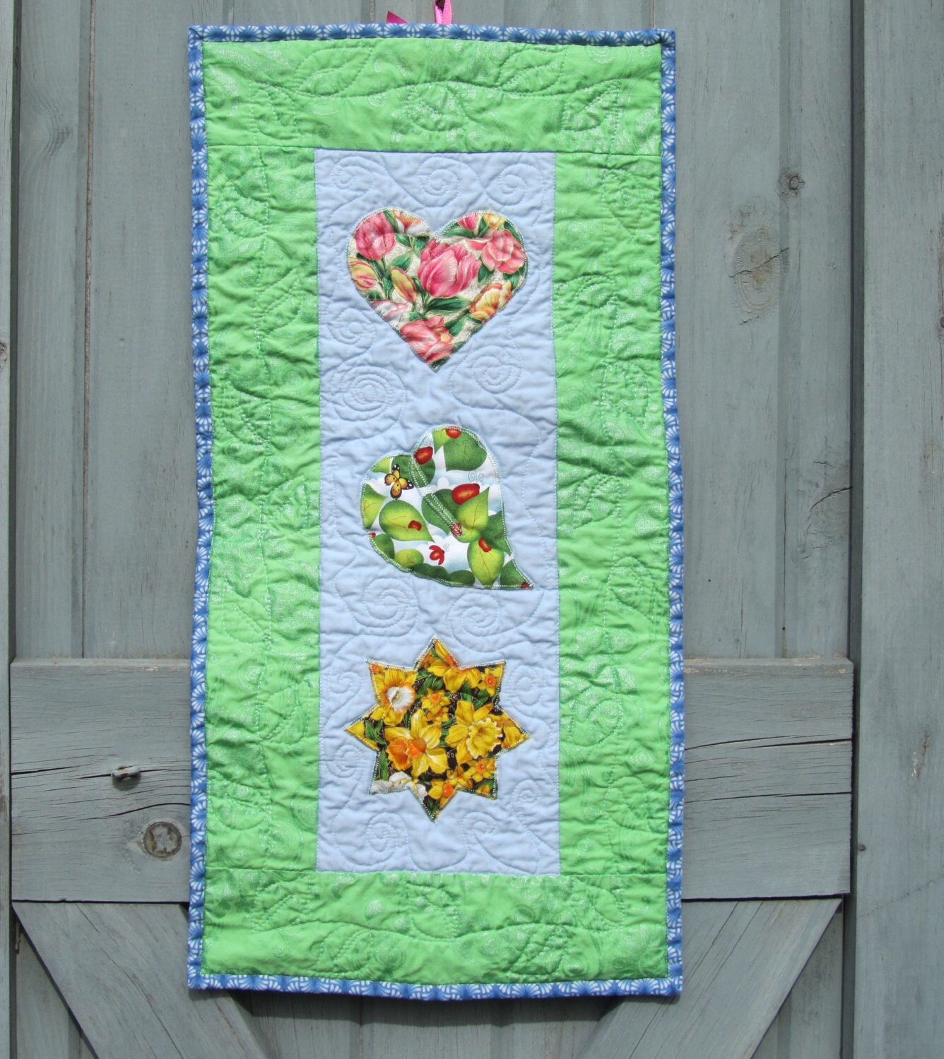 Spring Summer Wall Hanging Spring Quilt Door Decoration Etsy
