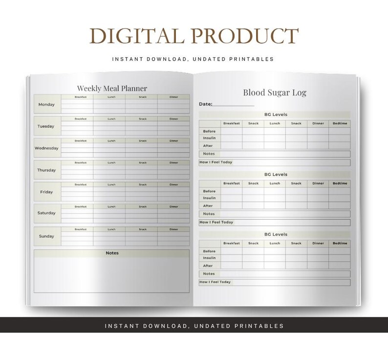 Notion Meal Planner Template + Weekly Meal Plan + Grocery List + Family ...