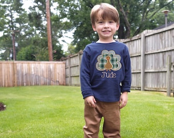 Toddler Turkey Outfit - Boys Thanksgiving Set - Boys Thanksgiving T-Shirt - Toddler Turkey Tee Shirt - Camel Corduroy Pants - Boys Tan Cords