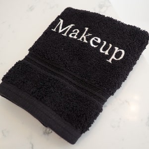 Black Makeup Washcloth - Make Up Removal Towel makes a Perfect Hostess Gift