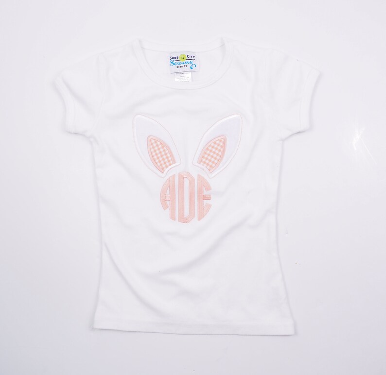 Personalized Easter Shirt for Girls Monogrammed Easter Etsy