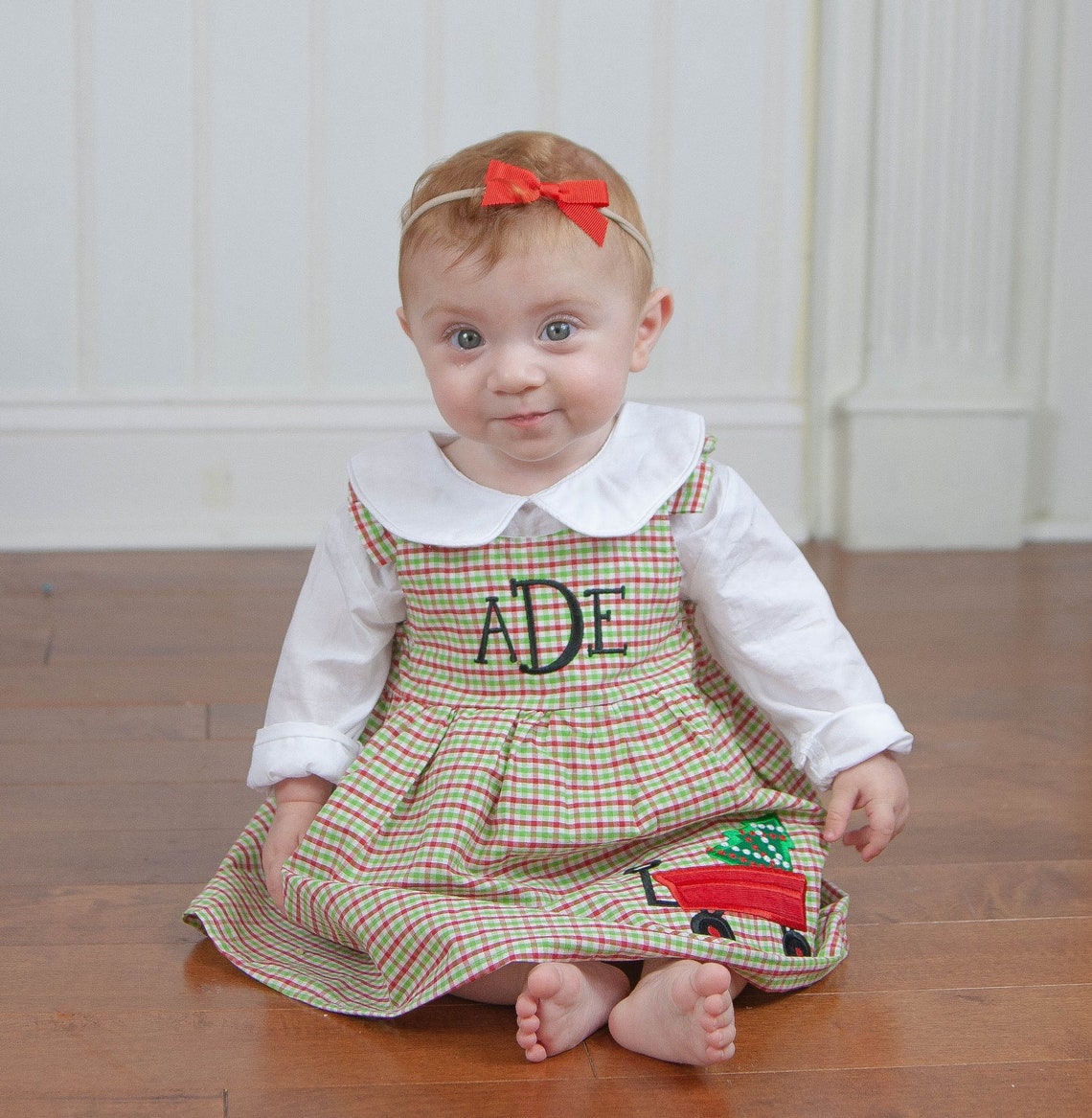 Little Girls Christmas Dress Holiday Outfit for Toddler Girl Etsy