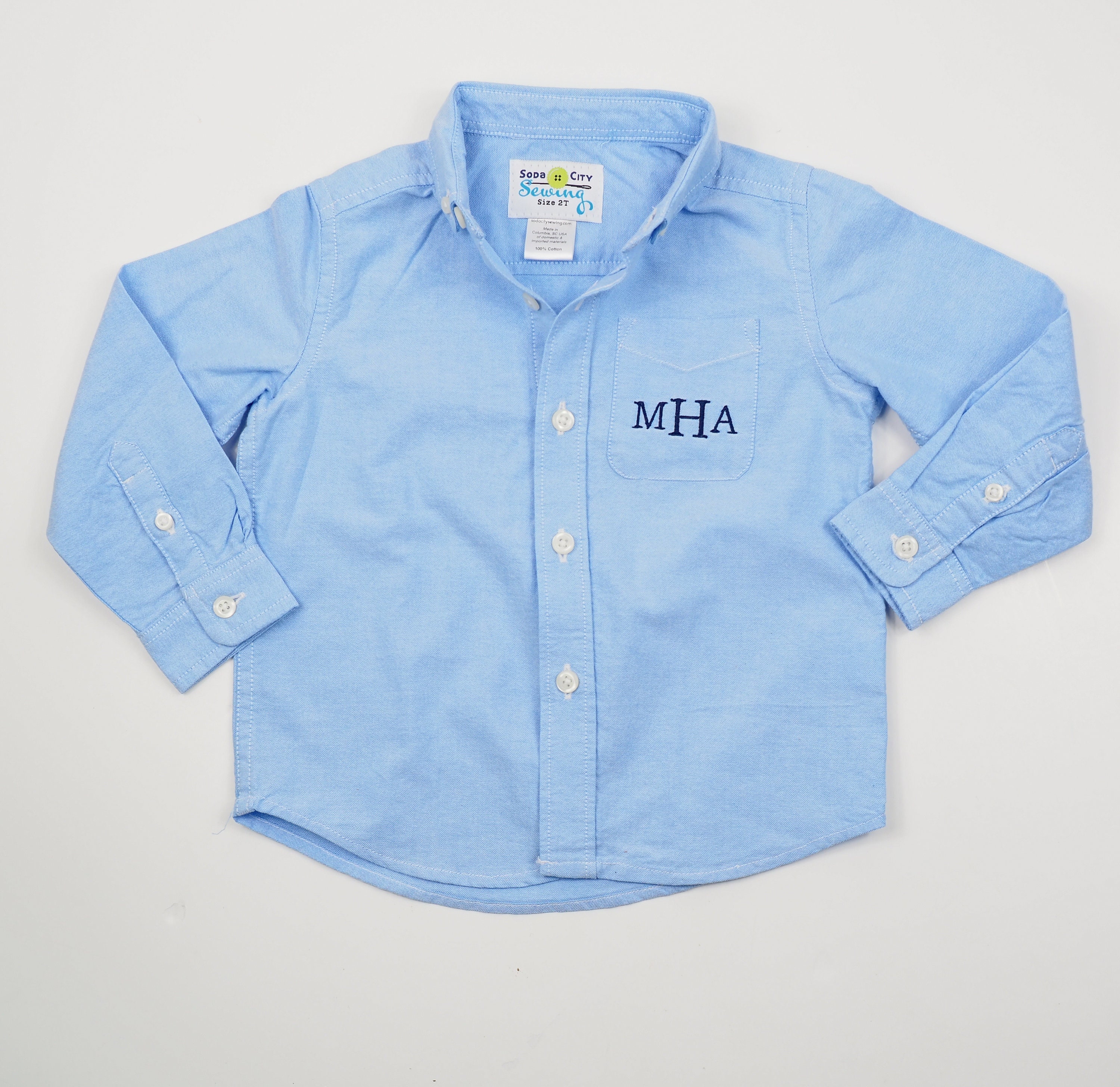 boy monogram shirt