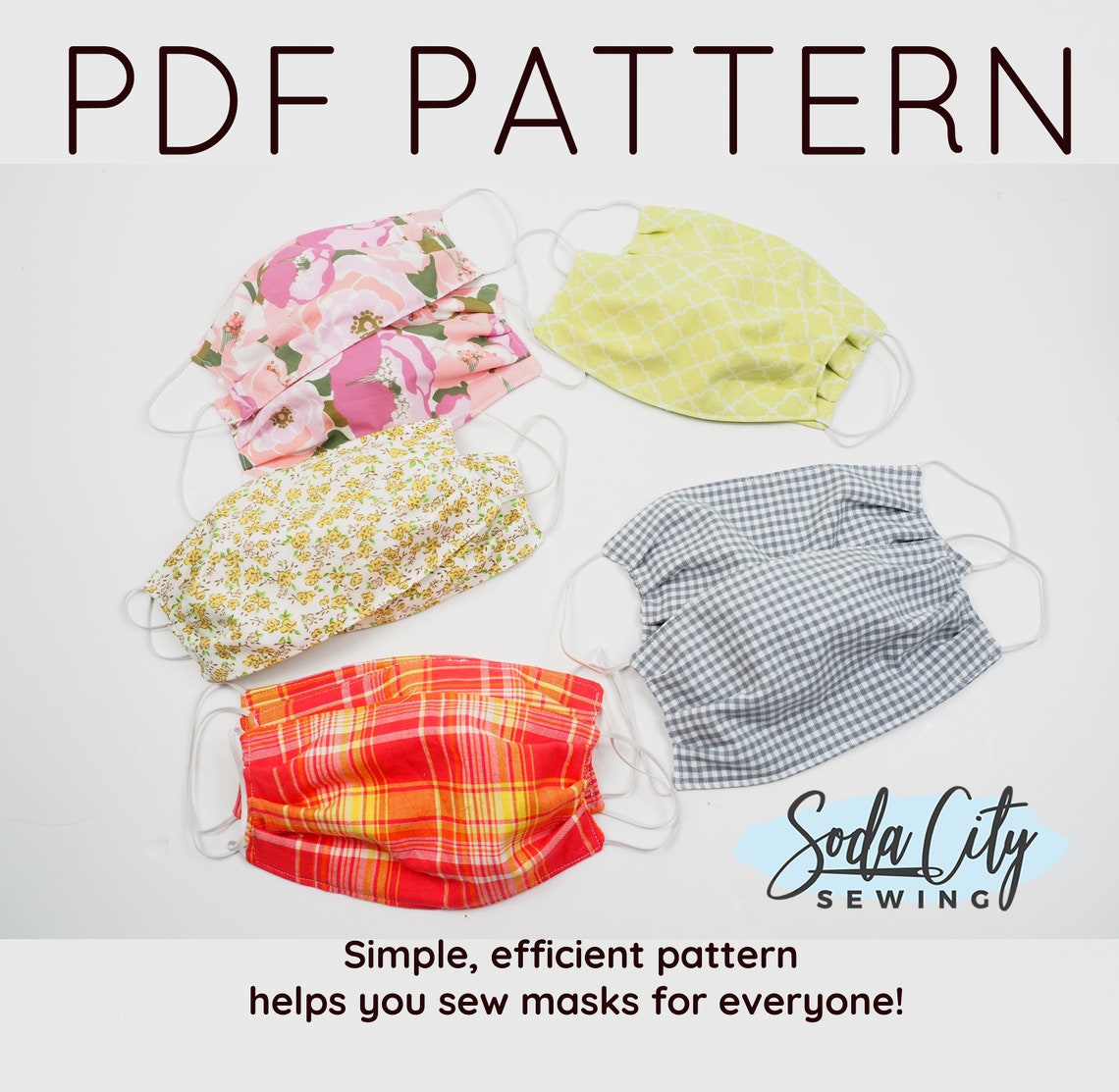 printable-pattern-face-mask-pdf-pattern-to-sew-easy-diy-etsy