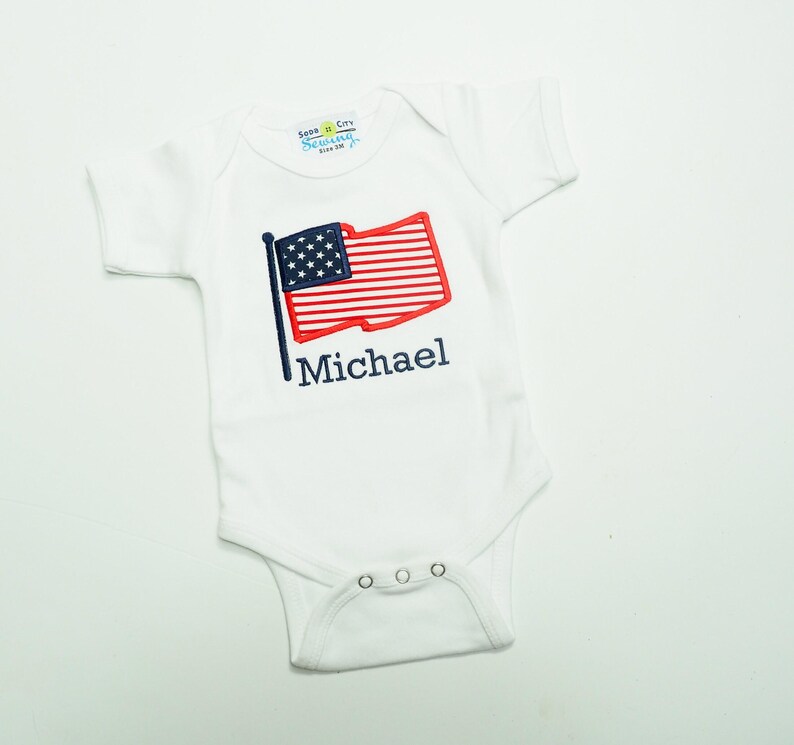 4th of July Outfit - American Flag Shorts - Patriotic Outfit - Fourth of July Outfit - Fourth of July Baby - Patriotic Shirt - Flag Outfit image 4