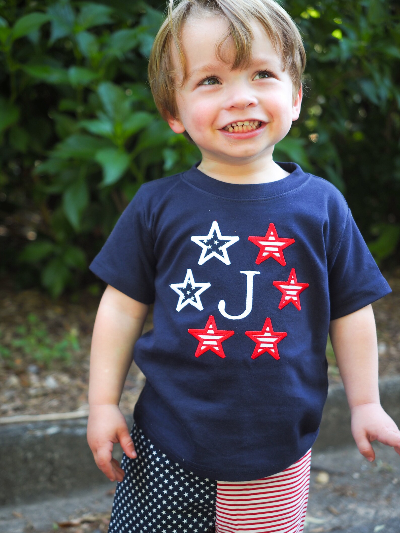 monogram 4th of july