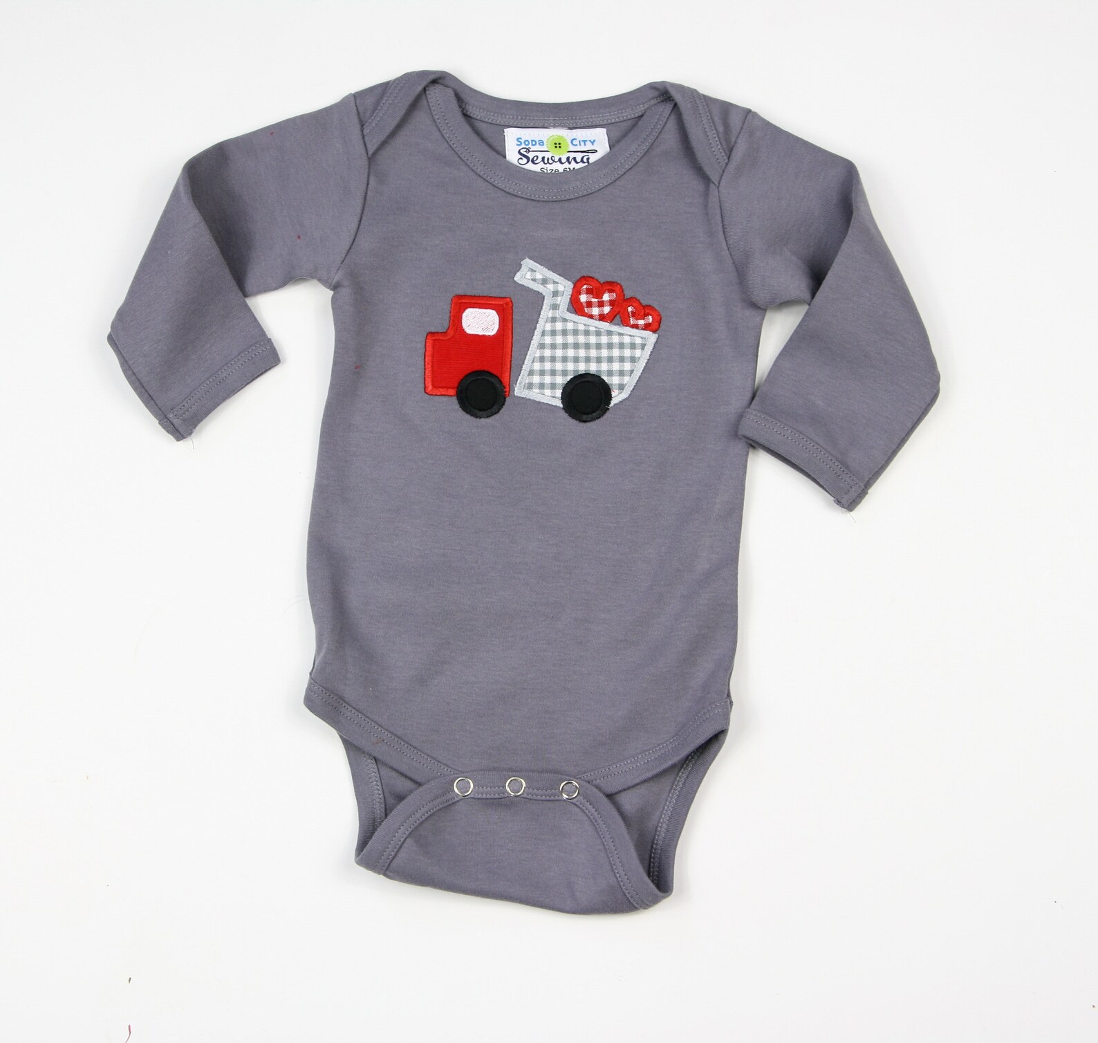 Little Boys Valentines Outfit Dump Truck With Hearts Tshirt Etsy