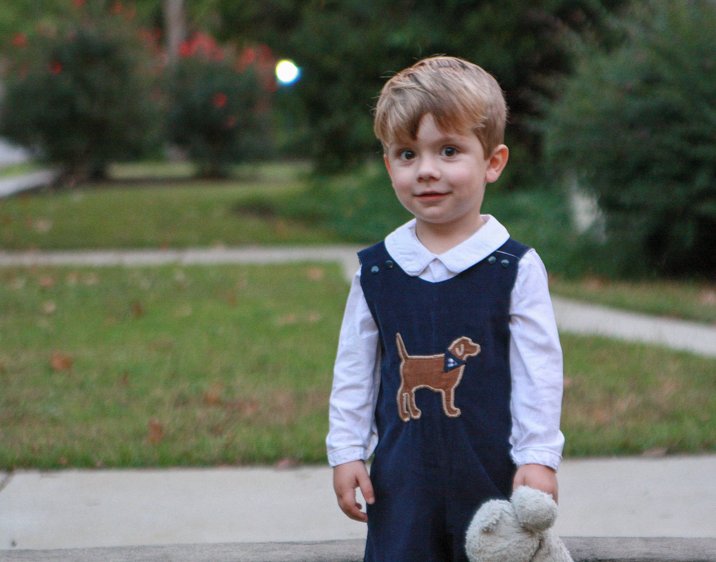 Boys Puppy Outfit Toddler Corduroy Overalls Winter Toddler Etsy