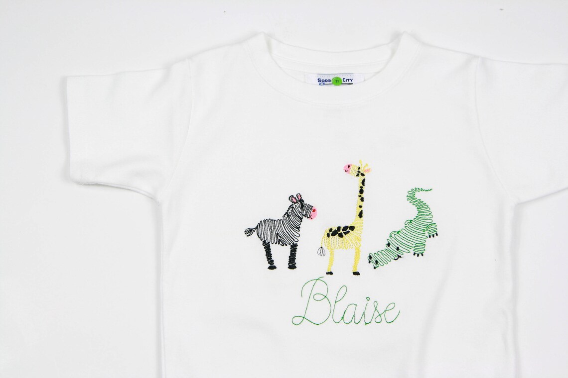 Summer Baby Clothes Zoo Animals Outfit Little Boy Boutique Etsy