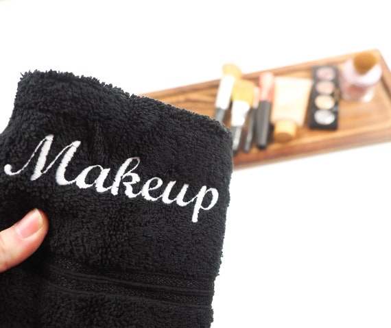 Black Makeup Towel Makeup Washcloth Beach House Gift Makeup Remover Towel  Wholesale Towel Rental Housewarming Gift Hostess Gift 