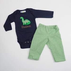 Baby Dinosaur Shirt - Boys Winter Outfit - First Birthday Shirt - Brontosaurus Shirt - Dino T-Shirt - Baby Boy Clothes - New Baby Boy Gift image 7