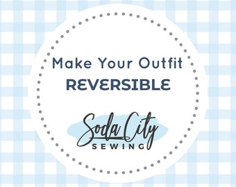 Complemento de traje reversible - Shortall reversible - Vestido reversible - Ropa reversible - Trajes reversibles para niños - Ropa reversible