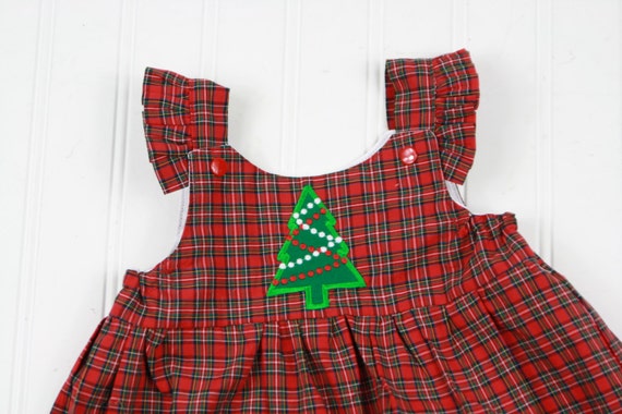 white christmas dresses Sail to Sable Red Plaid Fit & Flare Tunic Dress | Red Plaid main image 1