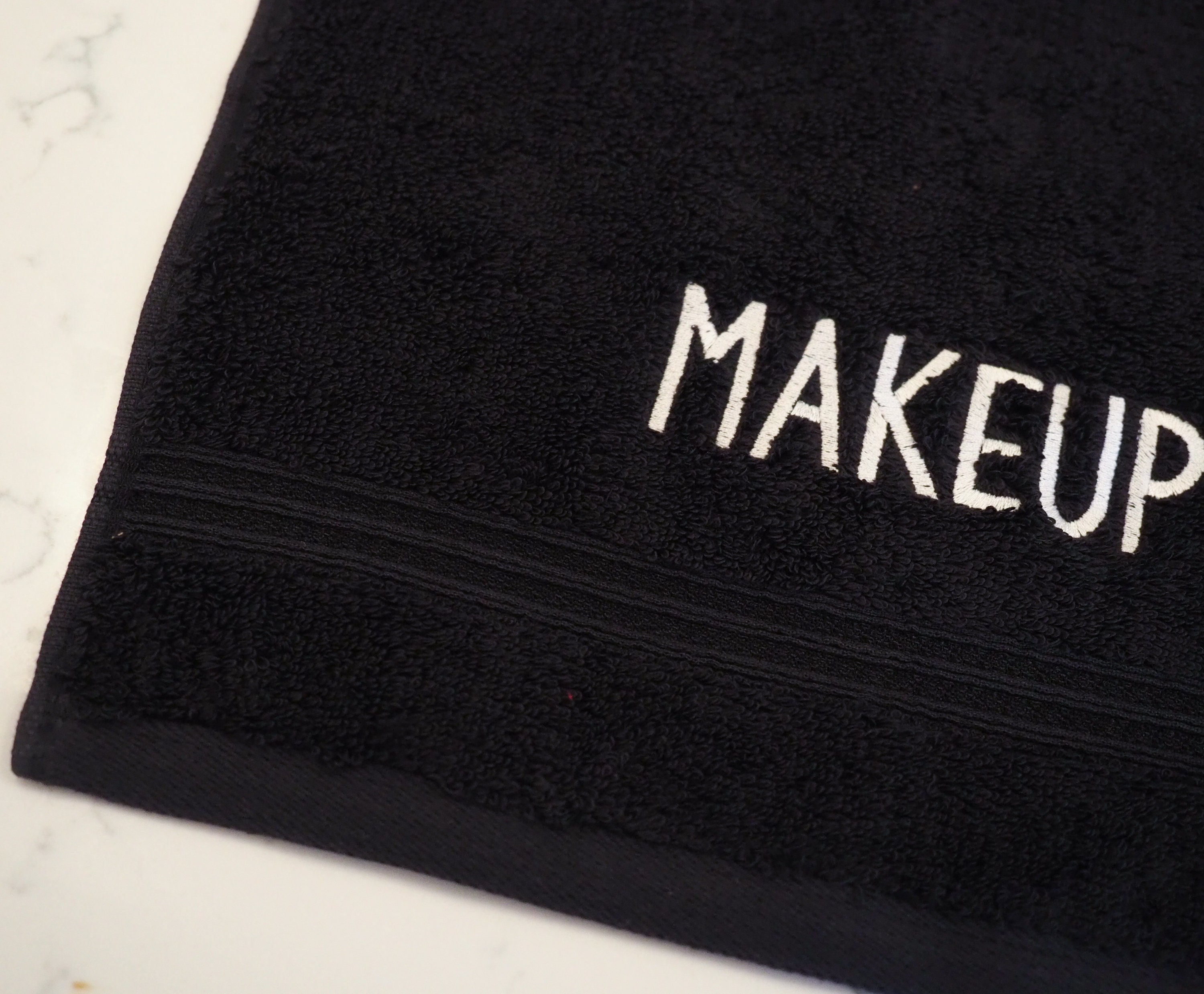 Makeup Remover Towel - Black Washcloth for Hotels or Beach Houses ...