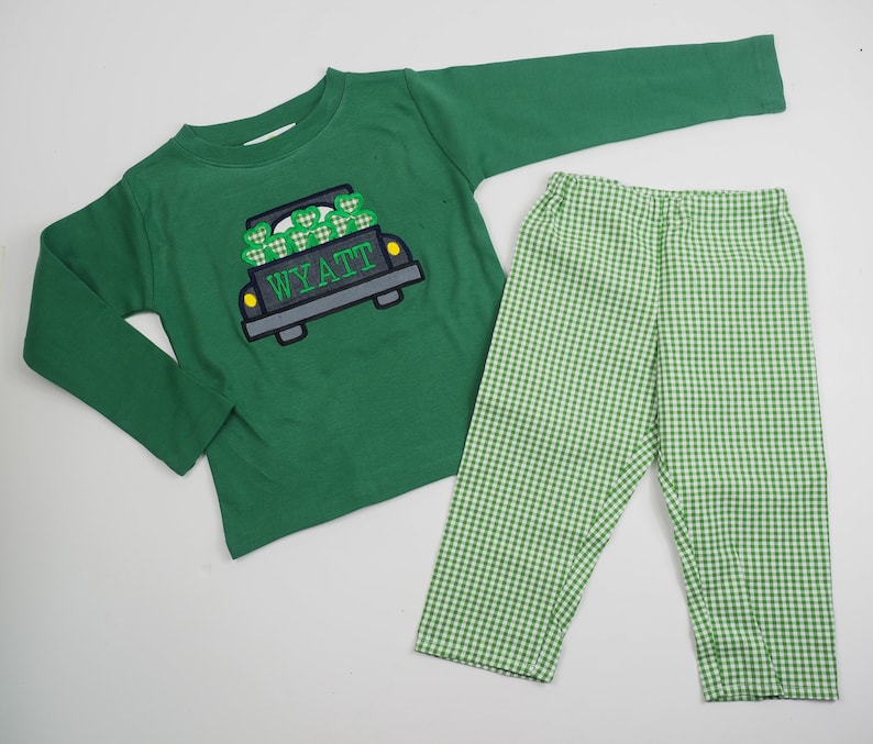 Toddler St Patricks Shirt Monogrammed St Pats Shirt Kids - Etsy