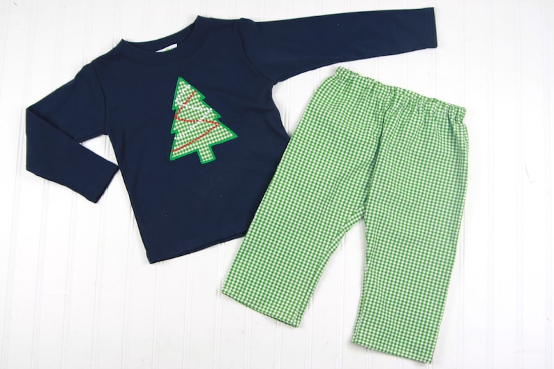 Christmas Shirt for Baby Boy Boys Christmas Outfit Green - Etsy