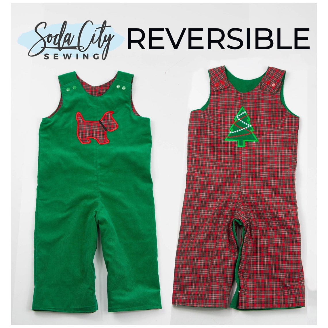 Red Tartan Plaid Christmas Outfit for Boys Kelly Green Etsy